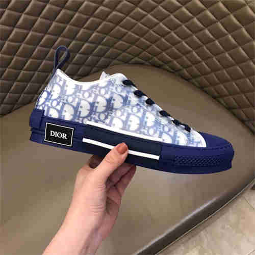 DR B23 LOW TOP OBLIQUE SNEAKER BLUE