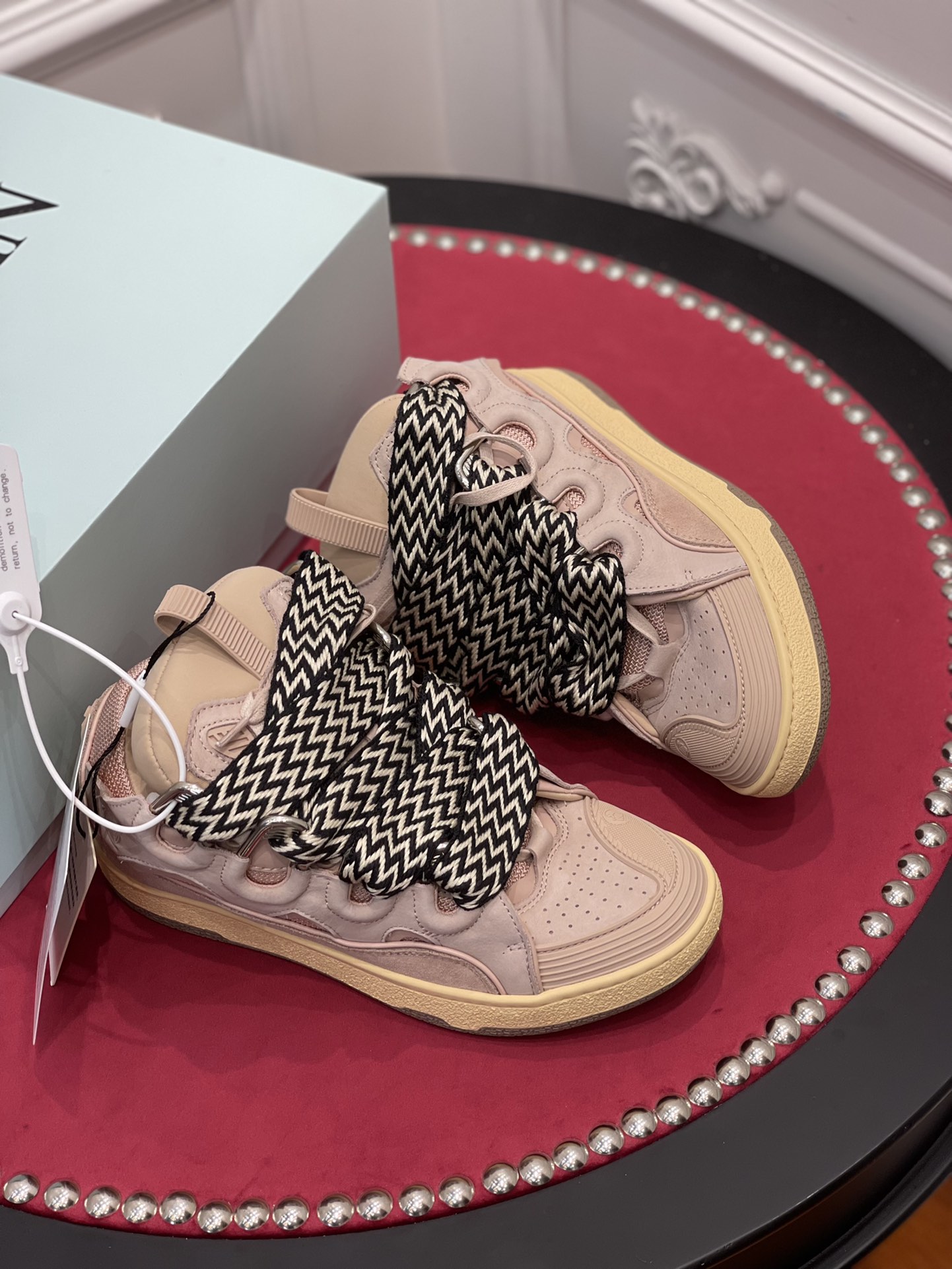 Lanvon Leather CurbPink FMSKRK11DRA2A2051