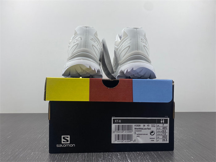 Salomon XT-6 White Lunar Rock 412529