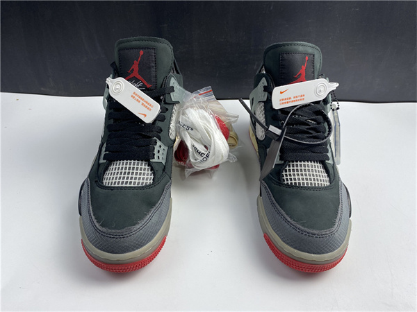 OFF-WHITE x Air Jordan 4 “Bred”