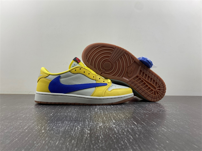 Travis Scott x Air Jordan 1 Low OG “Canary” DZ4137-700